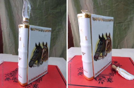 Botella en forma de libro